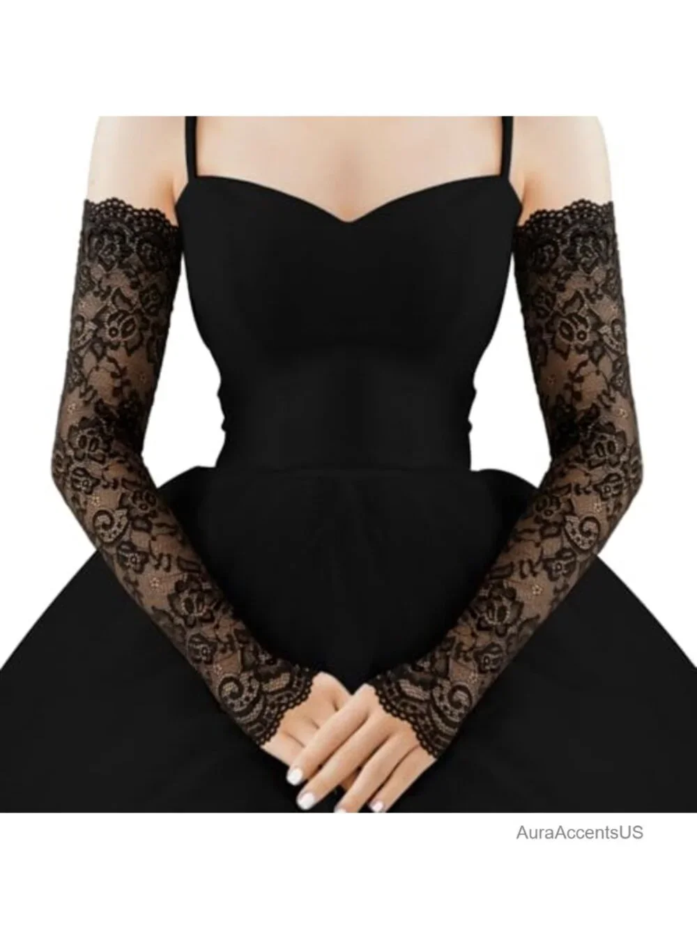 Lace Arm Sleeves for Wedding Tea Party Dress